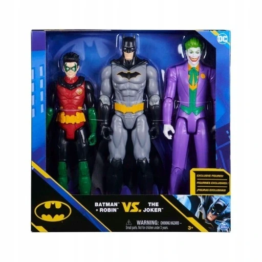 Набір фігурок Spin Master Batman Robin Joker 30 см бетмен робін джокер 0778988344651 - Фото 1 Набір фігурок Spin Master Batman Robin Joker 30 см бетмен робін джокер 0778988344651 - изображение 1
