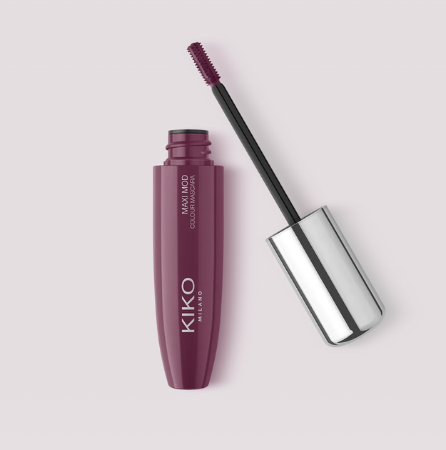 Тушь кольорова Kiko Milano Maxi mod colour mascara (03 Plum) - Фото 3 Тушь кольорова Kiko Milano Maxi mod colour mascara (03 Plum) - зображення 3
