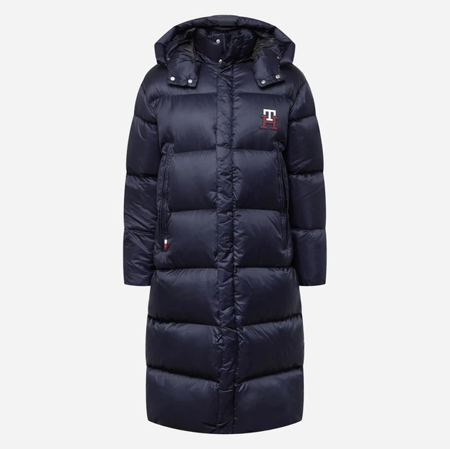 Kurtka zimowa męska długa Tommy Hilfiger MW0MW27686-DW5 S Granatowa (8720641544689) - obraz 4