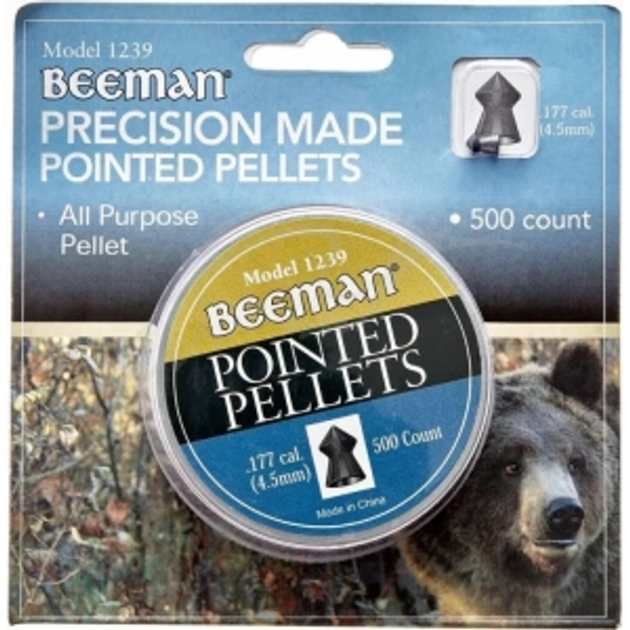 Пули Beeman Beeman Pointed 0.55 г, 4,5 мм, 500 шт - изображение 1