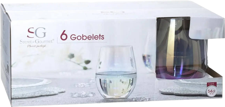Komplet szklanek Secret de Gourmet Fantasy 6 x 540 ml (3560238391808) - obraz 3