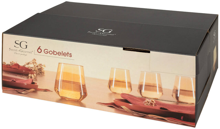 Склянки для холодних напоїв Secret de Gourmet Olga 6 шт (3560232814808) - зображення 3