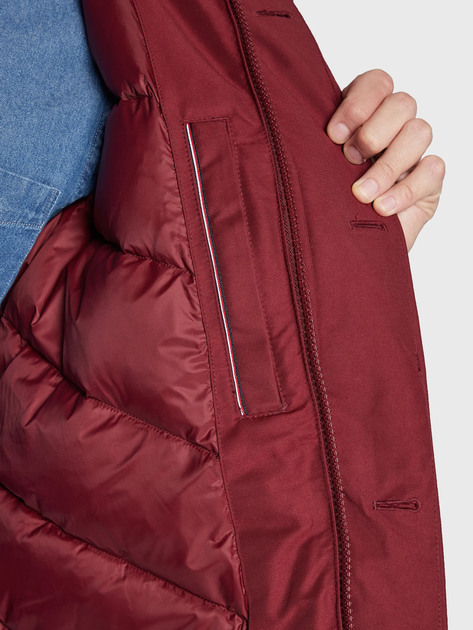 Парка зимова чоловіча Tommy Hilfiger MW0MW27689-VLP L Бордова (8720641537698) - зображення 7
