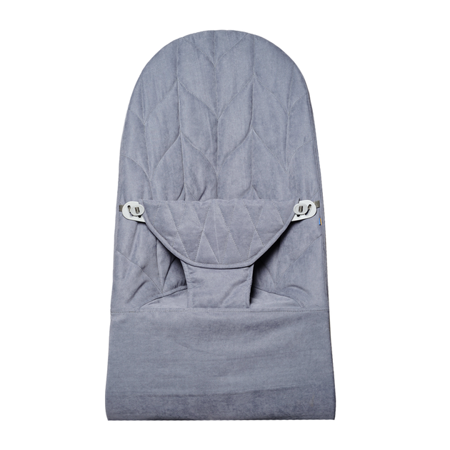 Сменный чехол на шезлонг babybjorn для шезлонга Baby Bjorn Balance Soft серый колосок хлопок (BBS-00-18) - изображение 7