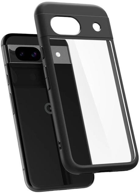 Etui Spigen Ultra Hybrid do Google Pixel 8a Matte Black (ACS07262) - obraz 7