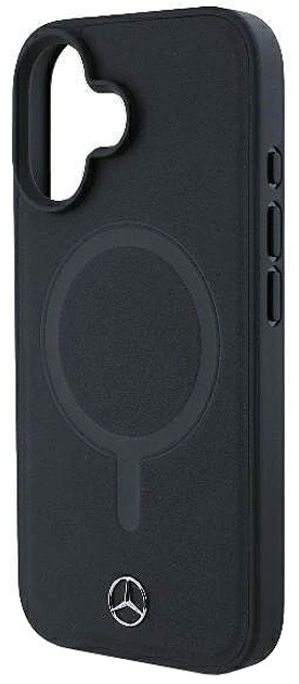 Панель Mercedes-Benz Smooth Leather MagSafe для iPhone 16 PLUS Black (MEHMP16M23RCMK) - зображення 2