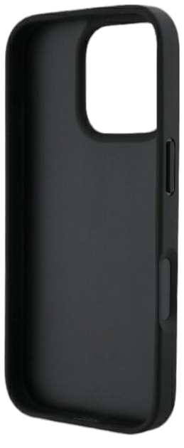 Панель Guess Hardcase Leather 4G Triangle Strass для Apple iPhone 16 Pro Black (GUHCP16LP4TDPK) - зображення 7