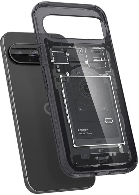 Панель Spigen Ultra Hybrid Zero One для Google Pixel 9/9 Pro Black (ACS07688) - зображення 8