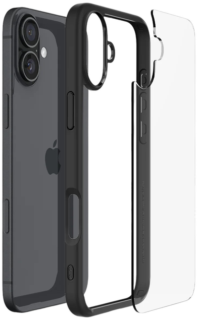 Панель Spigen Ultra Hybrid для Apple iPhone 16 Plus Matte Black (ACS08072) - зображення 7