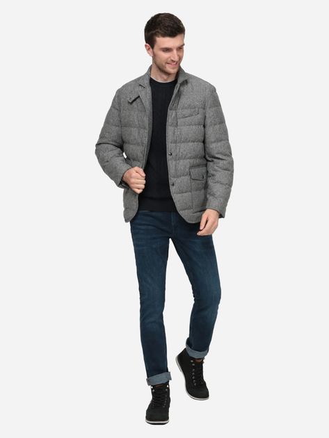 Kurtka zimowa męska elegancka Tommy Hilfiger TT0TT08572 56 Szara (8720111877033) - obraz 3