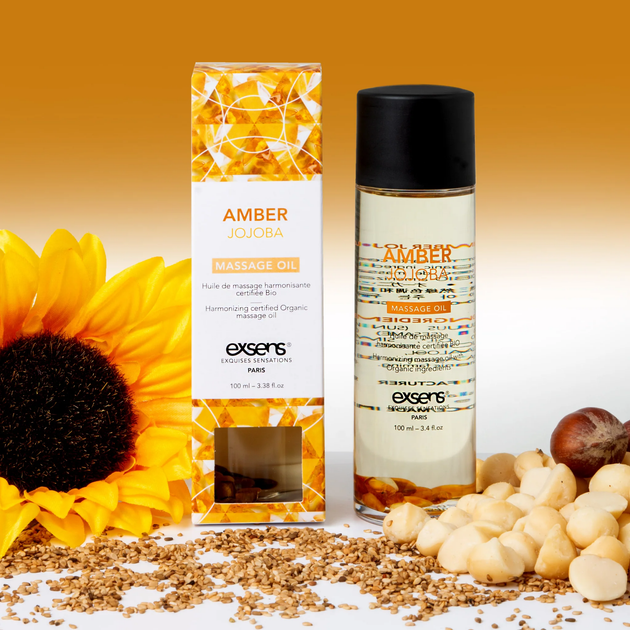 Масажна олія EXSENS Amber Jojoba 100мл - зображення 3