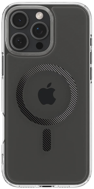 Etui Spigen Ultra Hybrid MagFit do Apple iPhone 16 Pro Max Carbon Fiber (ACS08000) - obraz 1