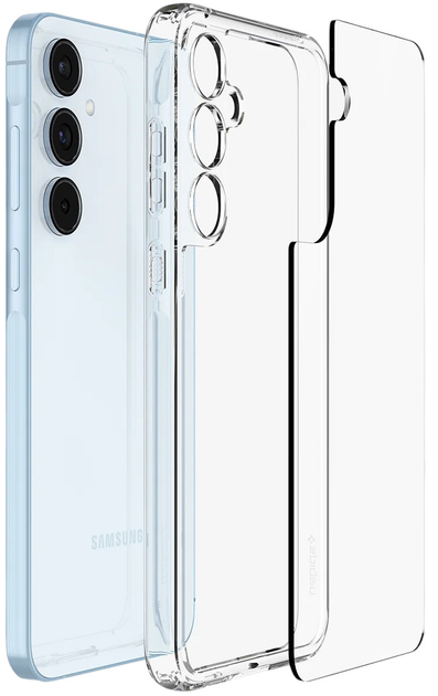 Etui Spigen Ultra Hybrid do Samsung Galaxy A55 5G Crystal Clear (ACS07528) - obraz 8