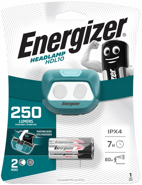 Latarka czołowa Energizer HDL10 3AAA 250 lm (7638900444278) - obraz 1