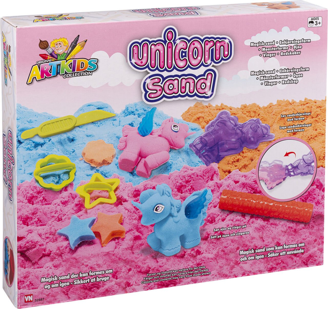 Zestaw piasku kinetycznego Art Kids Magic Sand Unicorn (32887) (5701719028877) - obraz 1