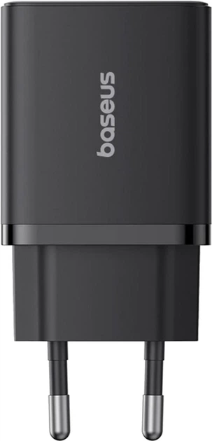 Ładowarka sieciowa Baseus Cube Fast Charger Type-C+USB 30W Cluster Black EU (P10111404113-00) - obraz 4