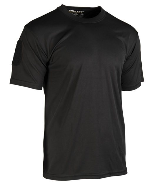 Футболка Mil-Tec швидкосохнуча S Quick Dry T-shirt Black (11081002-902-S) - зображення 1