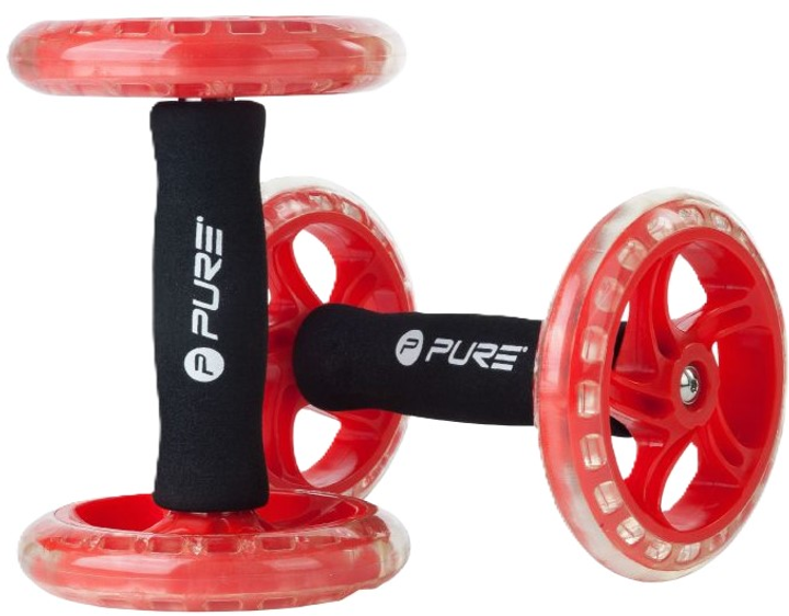 Набір роликів для вправ Pure2Improve Core Training Wheels 2 шт. (8719214687687) - зображення 1