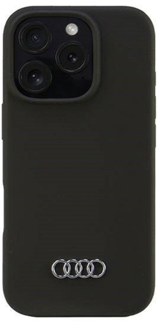 Панель Audi Silicone Case для Apple iPhone 16 Pro Black (6955250227971) - зображення 1