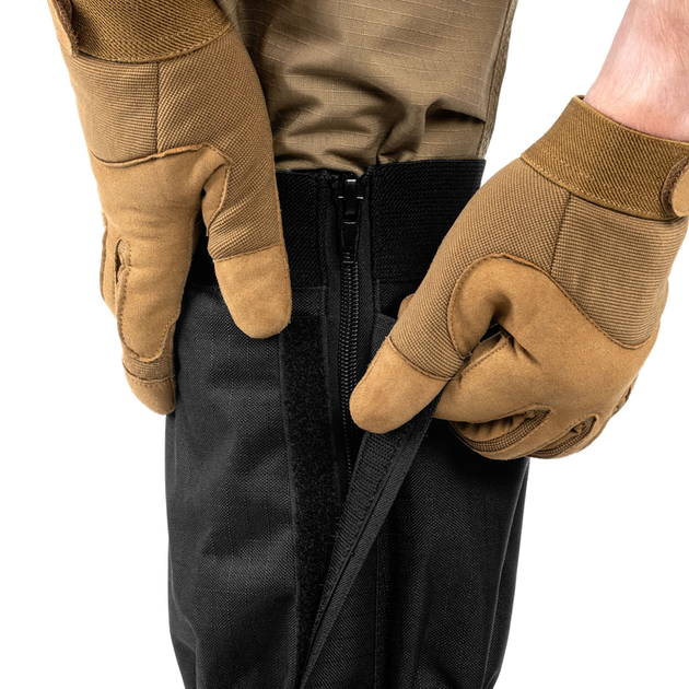 Гамаші Mil-Tec водонепроникні Steel Wire Fixing Gaiters Black (12906002) - Фото 6 Гамаші Mil-Tec водонепроникні Steel Wire Fixing Gaiters Black (12906002) - изображение 6