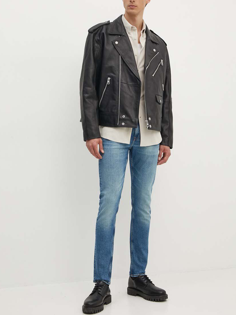 Джинси Slim Fit чоловічі Calvin Klein Jeans J30J325734-1BJ 34/34 Сині (8720639080632) - зображення 3