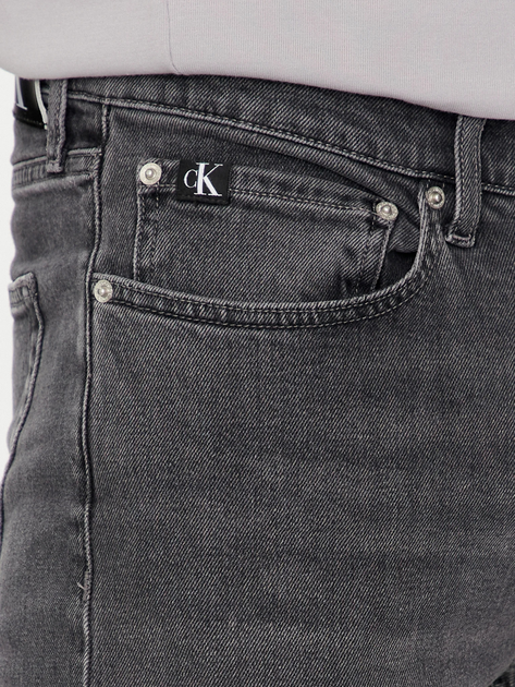 Джинси Slim Fit чоловічі Calvin Klein Jeans J30J325741-1BZ 36/34 Сірі (8720639082995) - зображення 4