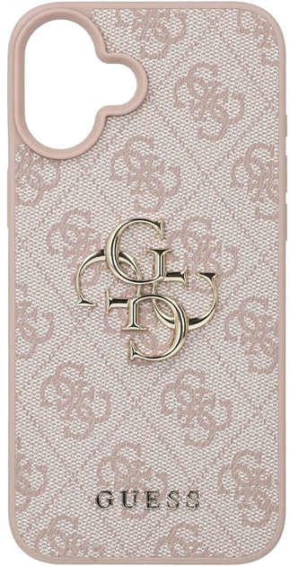 Панель Guess Hardcase 4G Big Logo для Apple iPhone 16 Pink (GUHCP16S4GMGPI) - зображення 1