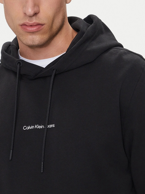 Худі чоловіче Calvin Klein Jeans J30J325639-BEH S Чорне (8720639109593) - зображення 4