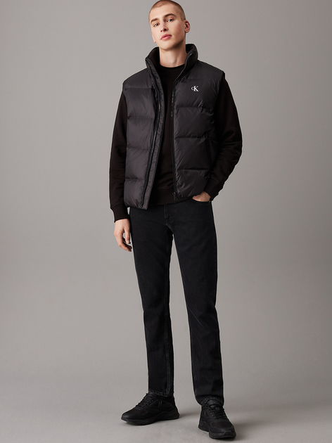 Bezrękawnik męski puchowy Calvin Klein Jeans J30J325901-BEH L Czarny (8720639181001) - obraz 3