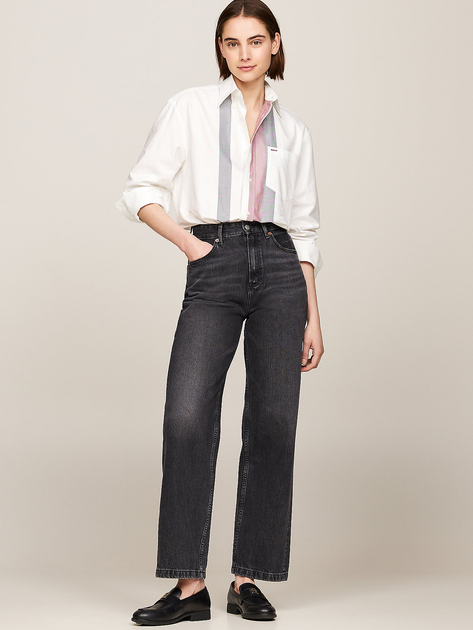 Джинси жіночі Tommy Hilfiger WW0WW42206-1BY W27L30 Чорні (8720636777948) - зображення 3