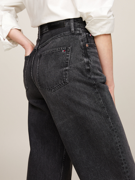 Jeansy rurki damskie Tommy Hilfiger WW0WW42206-1BY W29L30 Czarne (8720636778419) - obraz 5