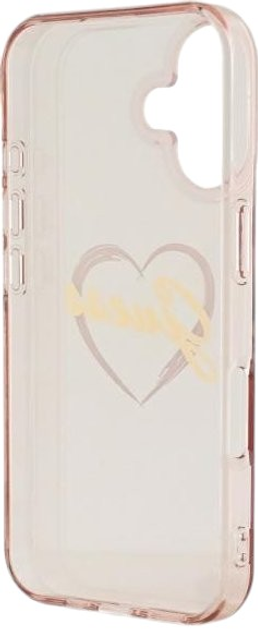 Etui Guess Hardcase IML Heart do Apple iPhone 16 Pink (GUHCP16SHCHGSPP) - obraz 7