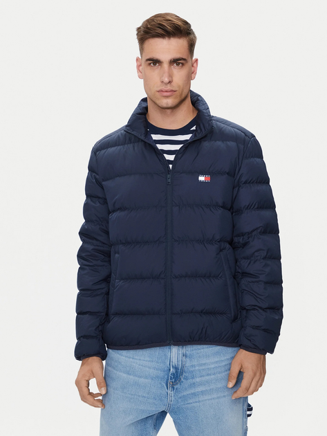 Пуховик короткий чоловічий Tommy Hilfiger DM0DM19614-C1G XL Синій (8720636534145) - зображення 1