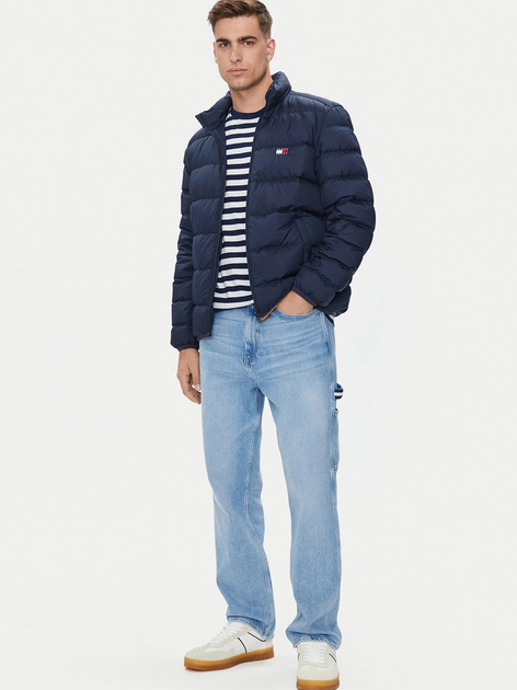 Kurtka puchowa męska lekka Tommy Hilfiger DM0DM19614-C1G S Niebieska (8720636533551) - obraz 3