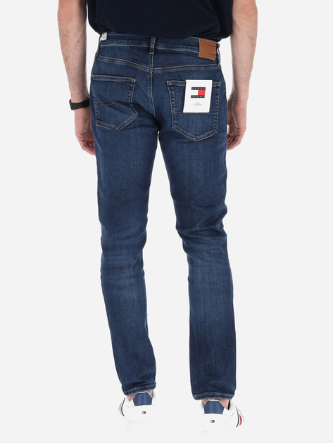 Джинси Slim Fit чоловічі Tommy Hilfiger DM0DM19307-1BK 32/34 Темно-сині (8720636566740) - зображення 2