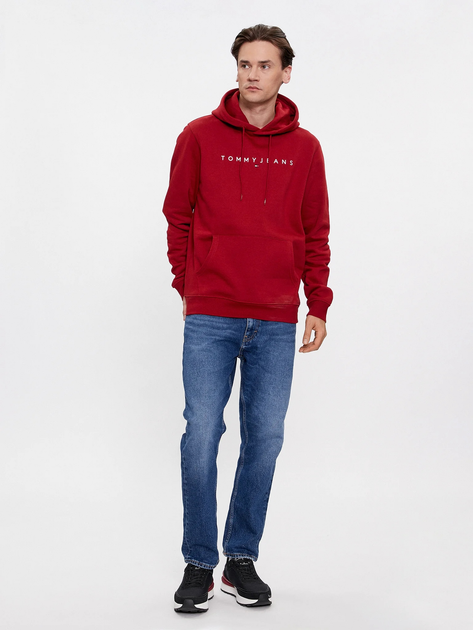 Худі чоловіче Tommy Jeans DM0DM17985-XNL M Червоне (8720637071779) - зображення 3