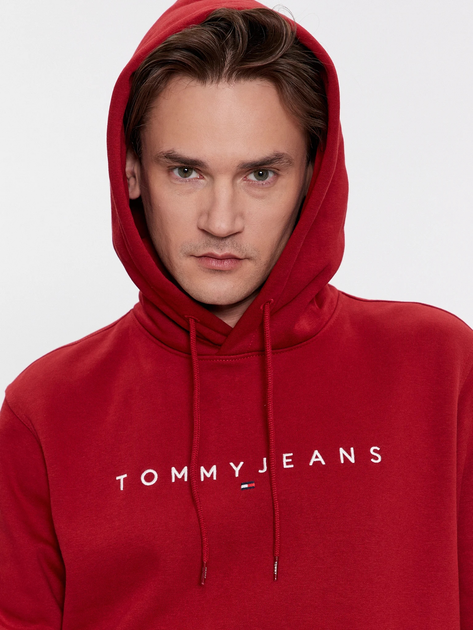 Худі чоловіче Tommy Jeans DM0DM17985-XNL XL Червоне (8720637071793) - зображення 4