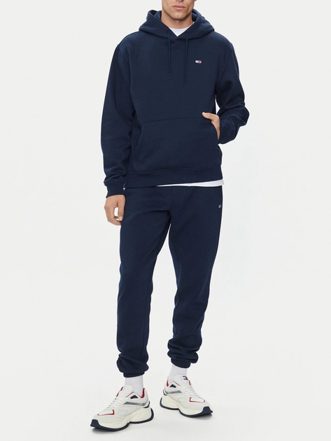 Худі чоловіче Tommy Hilfiger DM0DM20497-C1G L Темно-синє (8720637090206) - зображення 3