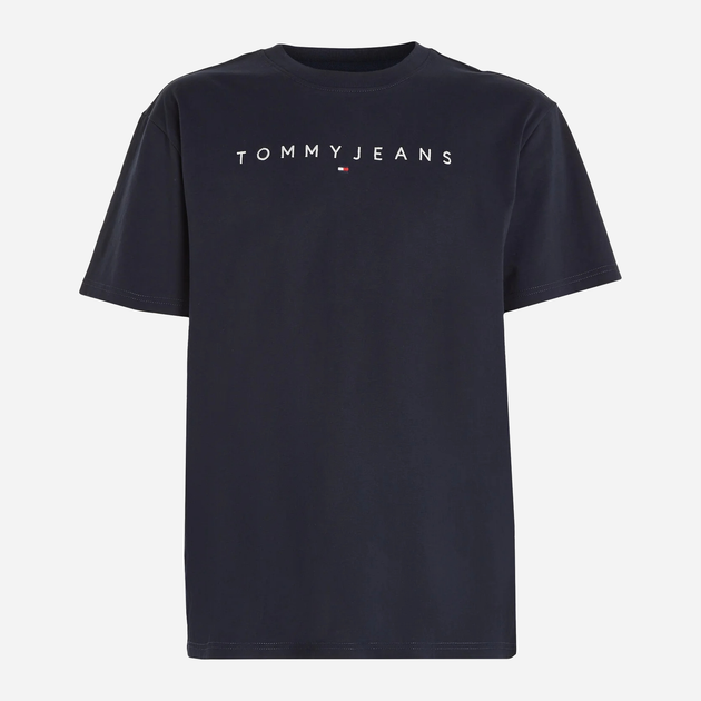 Koszulka męska bawełniana długa Tommy Jeans DM0DM17993-C1G 2XL Granatowa (8720646044559) - obraz 3