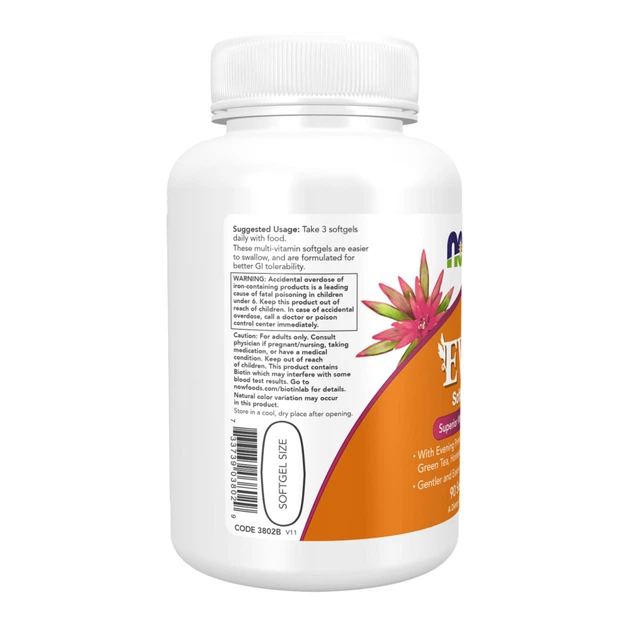 EVE - 90 softgels жіночий мультивітамінний комплекс EVE у софтгелях для підтримки енергії, шкіри, волосся та загального здоров’я - Фото 4 EVE - 90 softgels жіночий мультивітамінний комплекс EVE у софтгелях для підтримки енергії, шкіри, волосся та загального здоров’я - зображення 4
