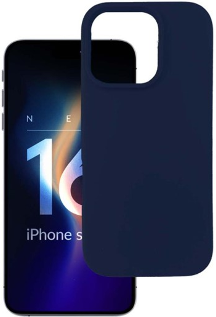 Etui 3mk Silicone Case do Apple iPhone 16 Pro Max Dark Navy (5903108603959) - obraz 1