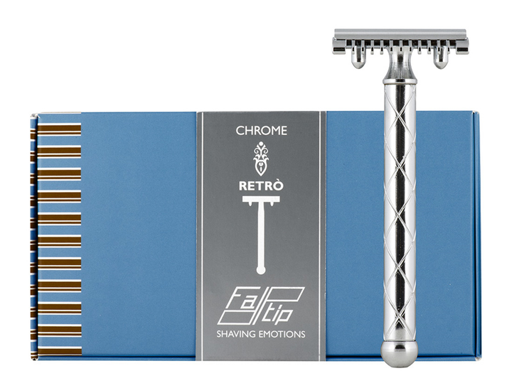 Бритва для гоління Т-подібна Fatip Retro Chrome - Фото 4 Бритва для гоління Т-подібна Fatip Retro Chrome - изображение 4