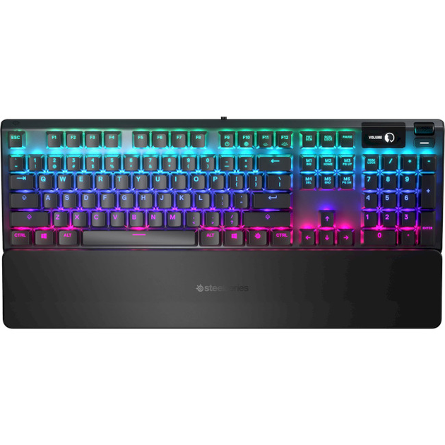 Клавіатура механічна STEELSERIES Apex 5 з RGВ-підсвічуванням дротова USB Чорний (64532) - зображення 2