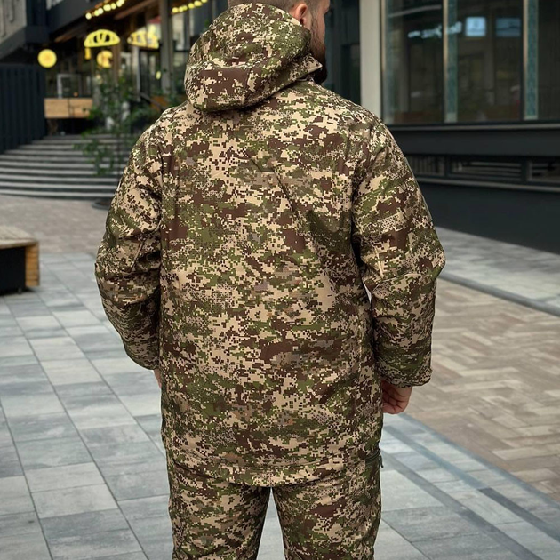 Форма Military куртка с капюшоном + штаны Softshell на флисе хищник размер M - изображение 3