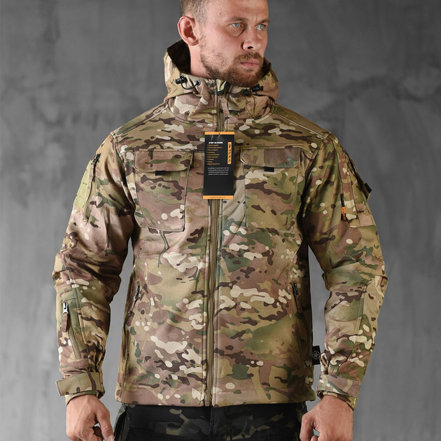 Куртка с капюшоном и велкро Softshell мультикам размер 2XL - изображение 1