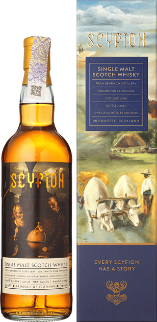 Виски Scyfion Benriach 2008 Cask #11094 (Vin Santo Cask Finished) 0.7 л 55.9% в подарочной коробке (2021000152283) - Фото 1 Виски Scyfion Benriach 2008 Cask #11094 (Vin Santo Cask Finished) 0.7 л 55.9% в подарочной коробке (2021000152283) - изображение 1