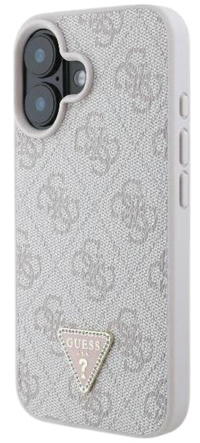 Etui Guess Hardcase New 4G Triangle do Apple iPhone 16 White (GUHCP16SPG4GPH) - obraz 2