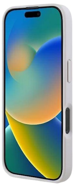 Панель Guess Hardcase New 4G Triangle для Apple iPhone 16 White (GUHCP16SPG4GPH) - зображення 5