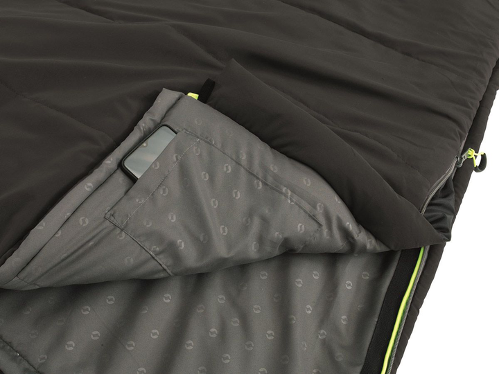 Śpiwór Outwell Contour 220 x 85 cm Right Midnight Black (5709388136138) - obraz 5