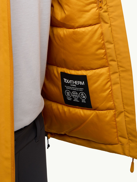 Kurtka zimowa męska sportowa Jack Wolfskin Jasper Ins Jkt M A61872_M0043 2XL Pomarańczowa (4064886336154) - obraz 7